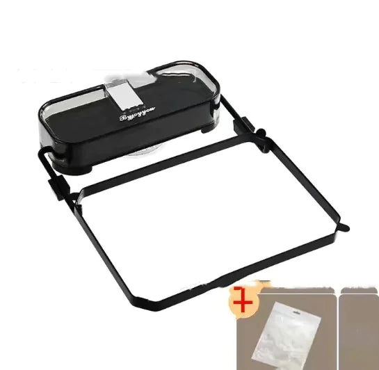 Kitchen Sink Filter Rack with Suction Cup - Disposable Leftovers Filter Pocket